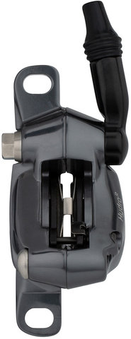 SRAM Force 22 DoubleTap® Hydraulic Disc Brake Set - ice grey anodized/set (front thru + rear)