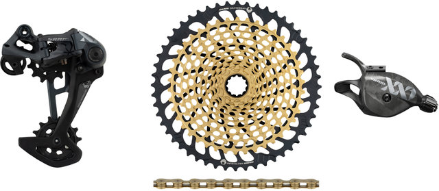 SRAM XX1 Eagle 1x12-speed Upgrade Kit with Cassette - gold - XX1 gold/10-52