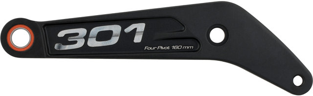 Liteville Palanca de inversión del balancín Rocker 301 MK15 - black anodized/160 mm / M/L/XL/XXL