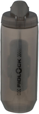 FIDLOCK TWIST Trinkflasche 590 ml mit bottle connector - transparent-schwarz/590 ml