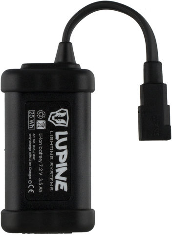Lupine Batterie Li-Ion Hardcase avec Bande Velcro - noir/3,3 Ah