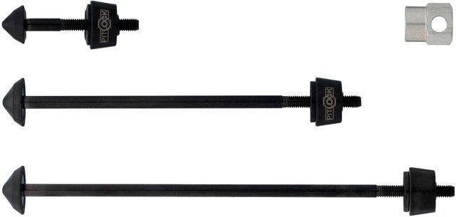 Pitlock Locking Skewer Set 02 for Front Wheel + Rear Wheel + Seatpost - black/universal
