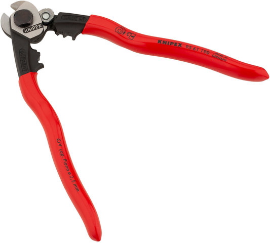 Knipex Drahtseilschere - rot/190 mm