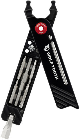 Wolf Tooth Components Alicates 8-Bit Pack Pliers con herramienta multiusos - black-red/universal