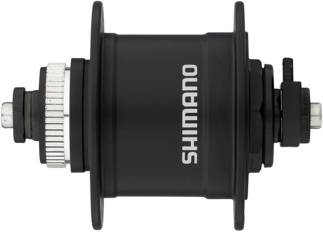Shimano Dinamo de buje Alivio Disc Center Lock DH-T4050-1D - negro/9 x 100 mm / 32 agujeros