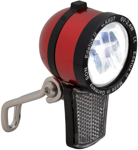 SON Edelux II LED Front Light - StVZO Approved - anodized red/140 cm