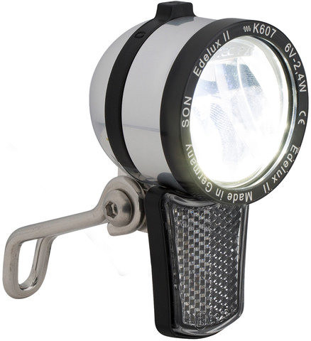 SON Edelux II LED Front Light - StVZO Approved - polished silver/140 cm