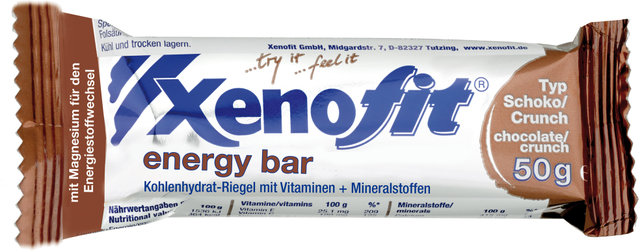 Xenofit energy bar Energieriegel - 1 Stück - schoko crunch/50 g