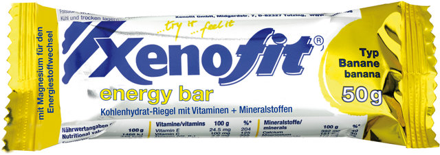 Xenofit energy bar Energieriegel - 1 Stück - banane/50 g