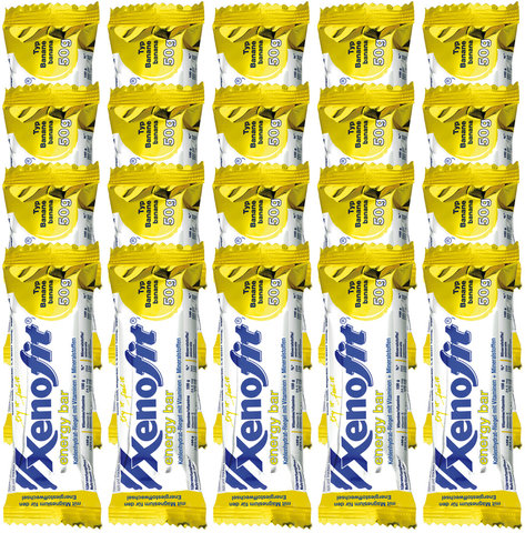 Xenofit energy bar Energieriegel - 20 Stück - banane/1000 g