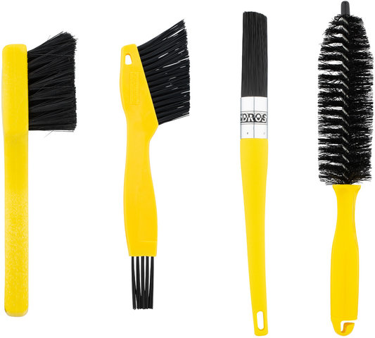 Pedros Pro Brush Kit Reinigungsbürstenset - gelb-schwarz/universal