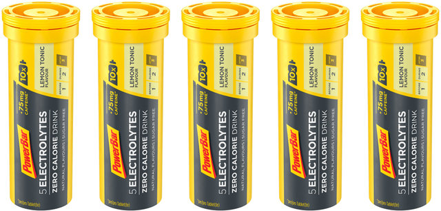 Powerbar 5Electrolytes Sports Drink Effervescent Tablets - 5 Pack - lemon tonic/210 g