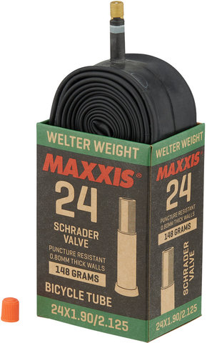 Maxxis Welterweight 24" Inner Tube - black/24 x 1.9x2.125 Schrader 36 mm