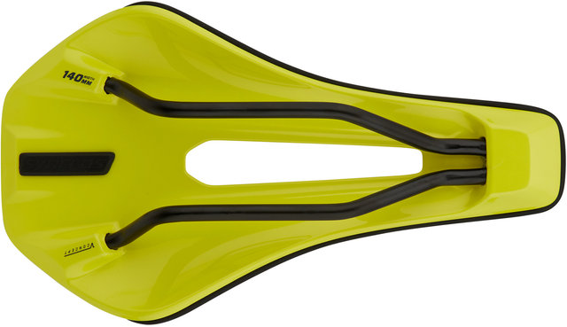 Syncros Belcarra V 1.5 Cut-Out Sattel - black-sulphur yellow/140 mm