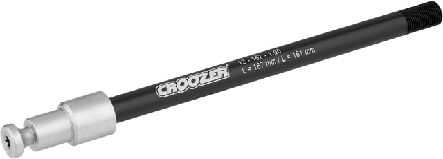 Croozer Enganche de eje pasante XL - black/12 x 167 mm / 1 mm