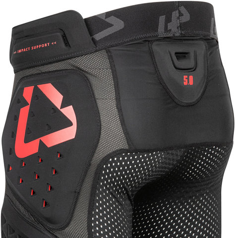 Leatt Pantalones cortos de protección DBX 5.0 3DF Protektor Shorts - black/M