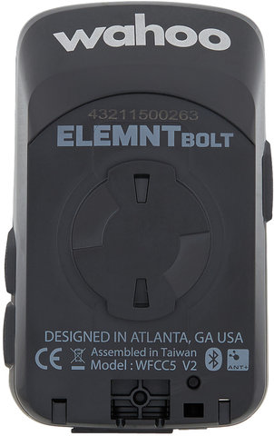 Wahoo ELEMNT Bolt 2.0 GPS Bike Computer - grey/universal