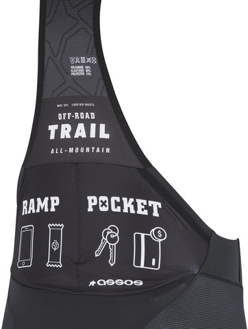 ASSOS Sous-Short à Bretelles Trail Liner Bib Shorts - black series/M