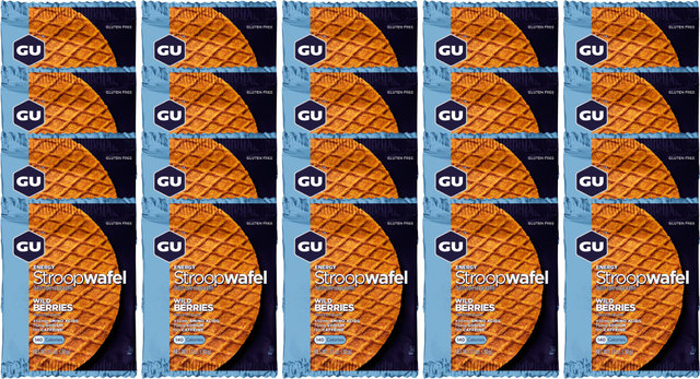 GU Energy Labs Energy Stroopwafel - 20 Stück - wild berries/600 g
