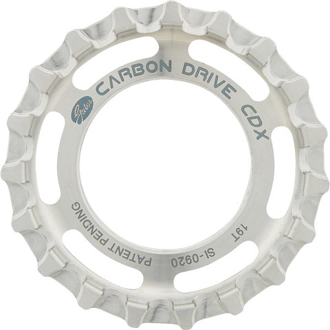 Gates CDX Thread-On / Fixie Rear Belt Drive Sprocket - silver/19 tooth