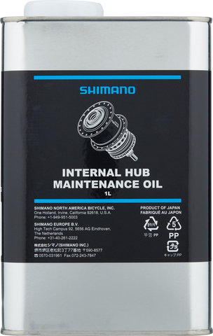 Shimano Oil for 3-/5-/7-/8-speed Internally Geared Hubs - universal/canister, 1 litre