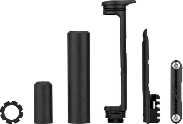 OneUp Components EDC V2 Gabelschaft Komplettset Tool System + Montage-Kit + Top Cap - black-black/universal
