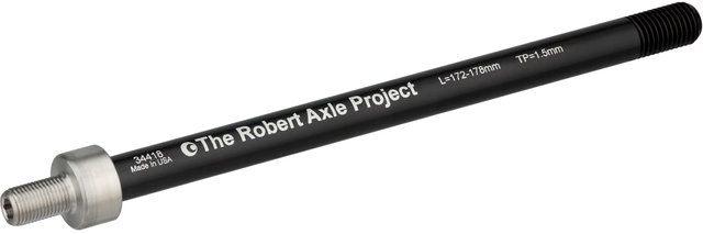 Robert Axle Project Bike Trailer Thru-Axle for 142 and 148 mm Over Locknut Dimensions - black/type 7