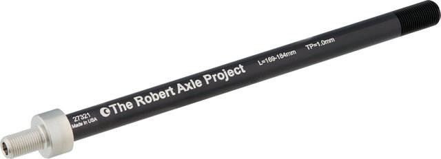 Robert Axle Project Steckachse Fahrradanhänger für 142 und 148 mm Einbaubreite - schwarz/Typ 13