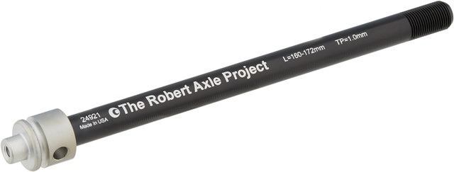 Robert Axle Project Eje pasante para enganche de tandem FollowMe - negro/12 x 148 mm, 1,0 mm, 160/167/172 mm