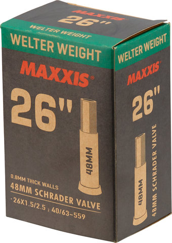 Maxxis Welterweight 26" Inner Tube - black/26 x 1,5-2,5 AV 48 mm