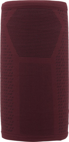 GripGrab Freedom Seamless Warp Knitted Neck Warmer - dark red/one size