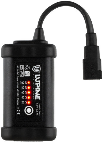 Lupine SmartCore Li-Ion Battery with Hook & Loop Fastener - black/3.5 Ah