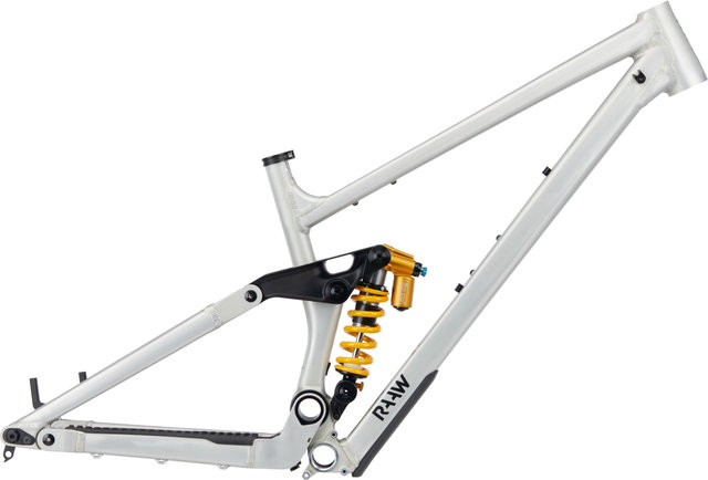 RAAW Mountain Bikes Madonna V2.2 29" Rahmenkit mit ÖHLINS TTX 22 M Coil - raw matt/L, 60 mm, 548 lbs