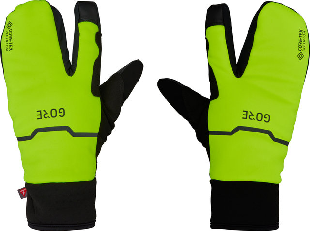 GORE Wear GORE-TEX INFINIUM Thermo Split Ganzfinger-Handschuhe - black-neon yellow/8