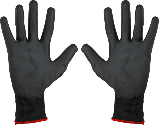 Finish Line Mechanic's Gloves - black-red/L/XL