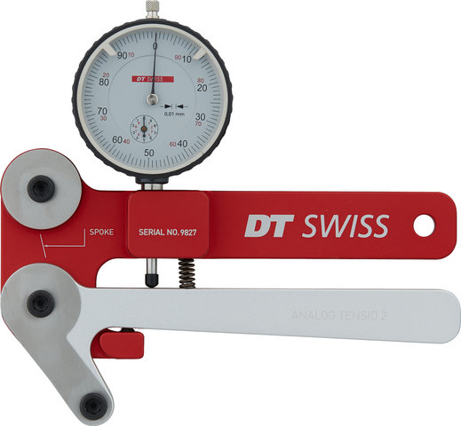 DT Swiss Tensiómetro de radios Tensio Analog 2 - rojo-plata/universal