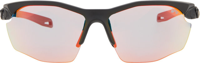 Alpina Twist Five HR QV Sportbrille - black matt/Quattro/Varioflex rainbow mirror