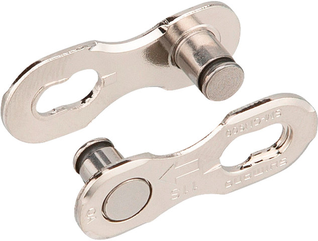 Shimano E-bike Quick-Link Chain CN-LG500 Linkglide 9-/10-/11-speed - silver/11 speed / 126 gusset