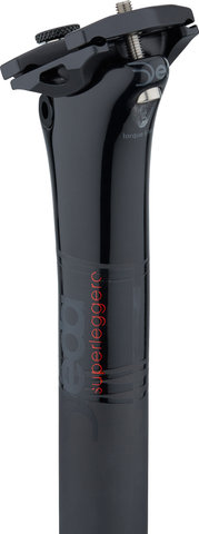 DEDA Tija de sillín Superleggero Carbon - polish on black/31,6 mm / 350 mm / SB 0 mm
