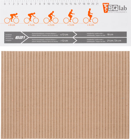SQlab Measuring Cardboard for Sit Bone Measurement - universal/universal