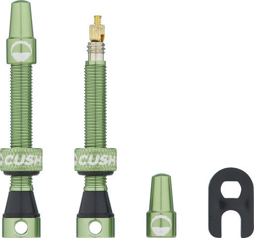 CushCore Set de 2 Valves Tubeless 44 mm - green/SV 44 mm