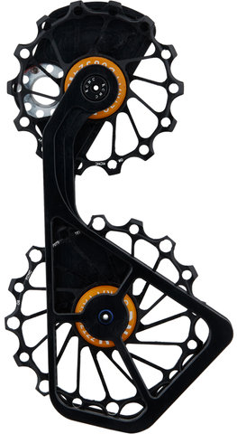 KCNC Jockey Wheels System Rear Derailleur Cage + Derailleur Pulleys - black/middle