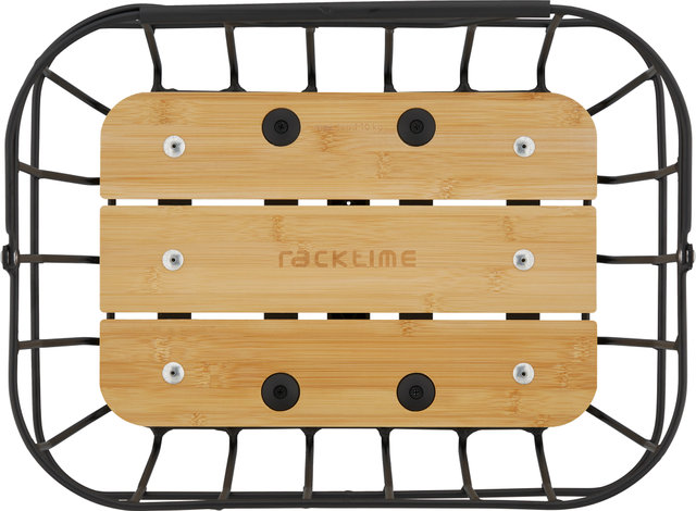 Racktime Baskit Breeze 2.0 Bike Basket - black/25 litres