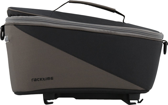 Racktime Talis 2.0 Pannier Rack Bag - carbon black-stone grey/8 litres