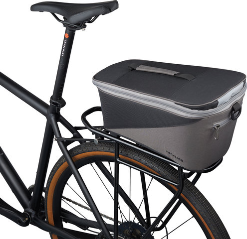 Racktime Bolsa de bicicleta Talis 2.0 - carbon black-stone grey/8 litros
