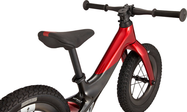 Specialized Bicicleta de equilibrio para niños Hotwalk Carbon 12" - red tint over flake silver base-carbon-white-gold/universal