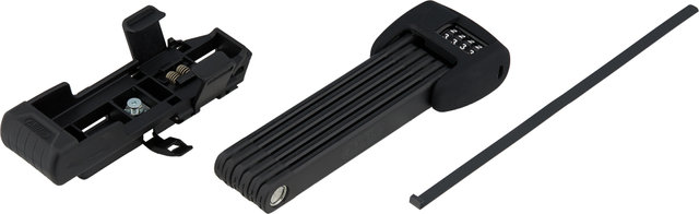 ABUS Bordo Combo 6000C LED Folding Lock w/ SH Bracket - black/90 cm