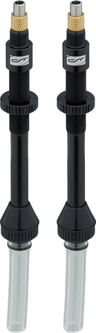 CONTEC Valves Tubeless FastAir TL Road - 2 pièces - noir/SV 65 mm