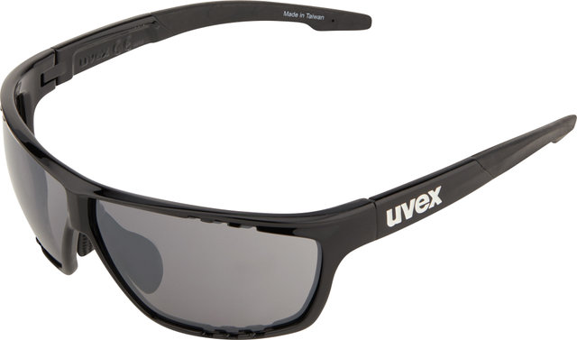 uvex sportstyle 706 Sportbrille - black/mirror silver