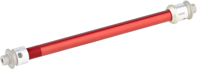 FollowMe Adaptador de eje pasante de 12 mm de aluminio - rojo/12 mm, 1,0 mm, 160 mm